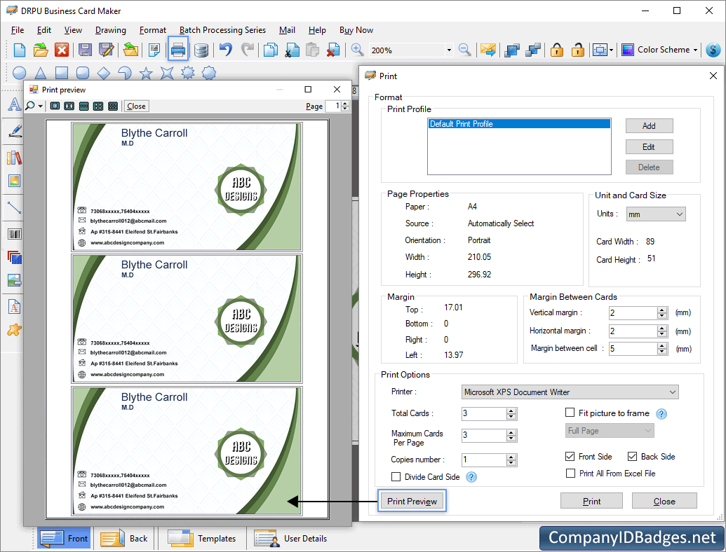 Business Card Designer 5.23 + Pro for windows instal