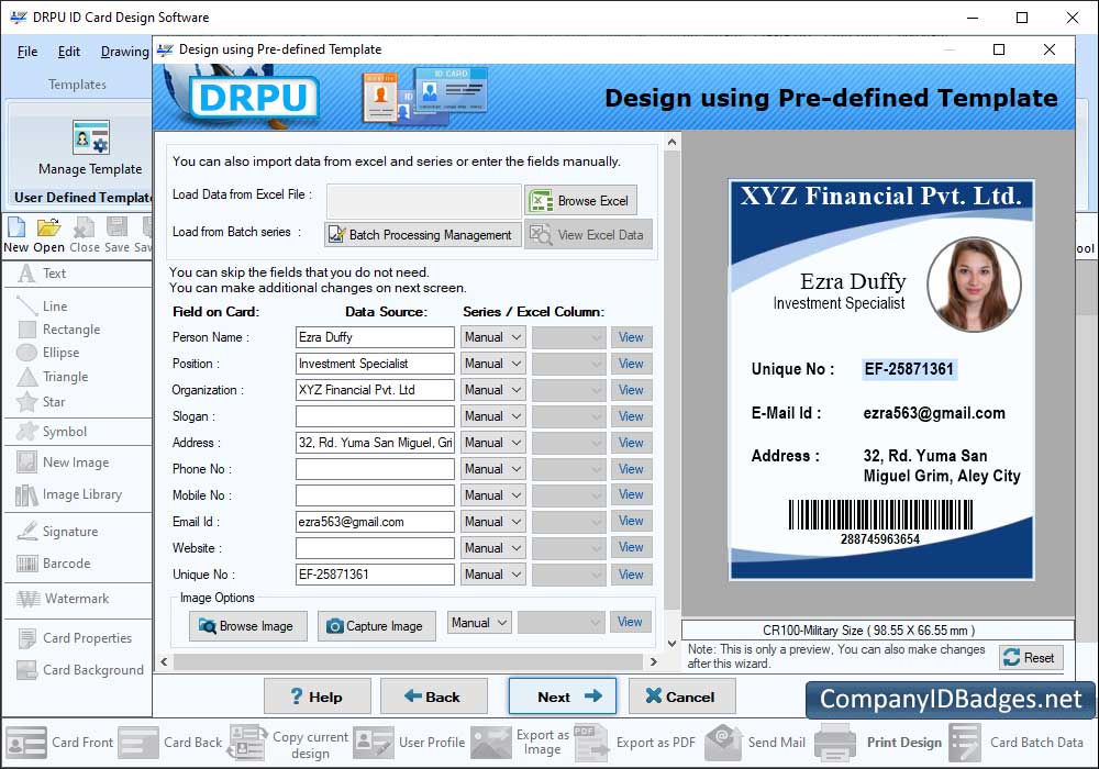 Screenshots Of Id Card Design Software Businessbarcodes My XXX Hot Girl